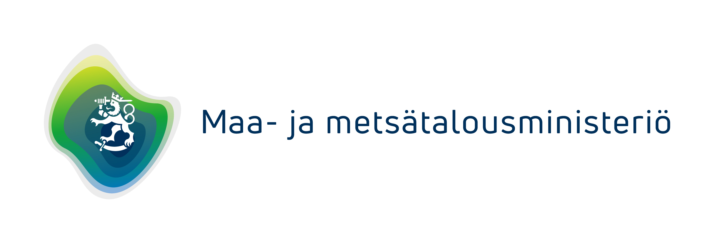 Maa- ja metsätalousministeriön logo.