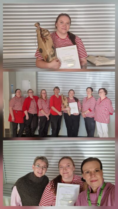 tyopaikkaohjaajat-2026 Esperi Hoivakoti Oskarin henkilökuntaa.